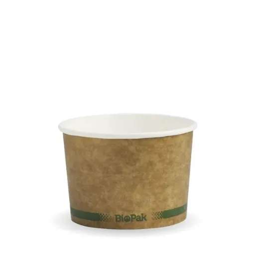 8oz Bio Bowl (gravy cup) Sleeve 50 - Biopak