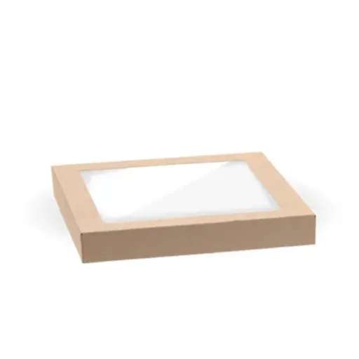 Small BioBoard Catering Tray PLA Window Lid