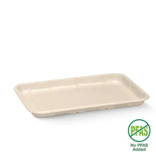 8x5" Plant Fibre Produce Tray Carton 500 - Biopak