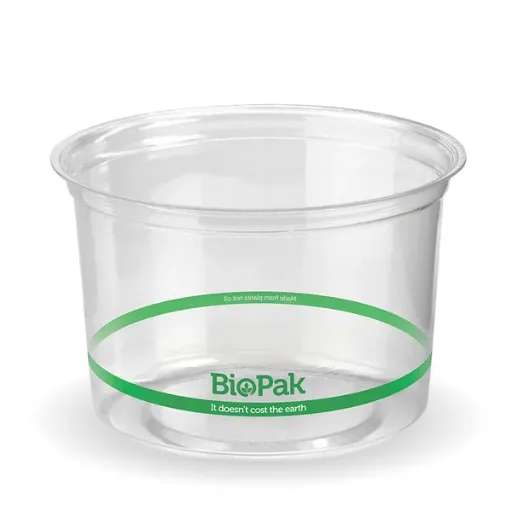 500ml Clear BioBowl Biopak