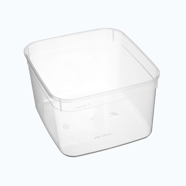 Bonware reusable food container 3100ml Square (per sleeve 10 pcs, inc. GST)