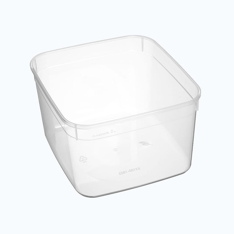 Bonware reusable food container 3100ml Square (per sleeve 10 pcs, inc. GST)