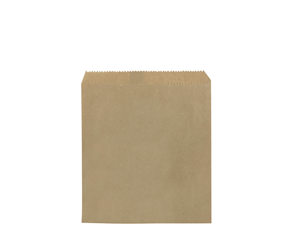 Brown Paper Bags #1 Square (500 pcs, inc. GST)