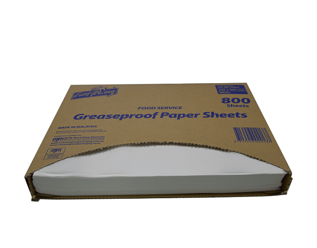 Greaseproof Paper (Half Sheet, inc. GST)