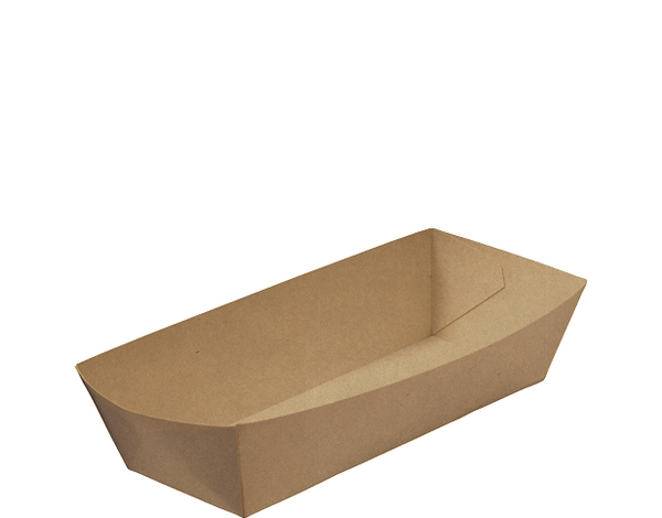 Hot Dog RediServe® Paper Tray | Brown (50 pcs, inc. GST)