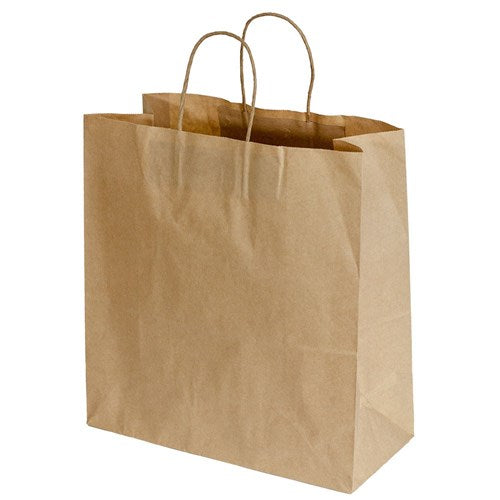 Paper Checkout Bag Large Twist Handle (250, inc. GST)