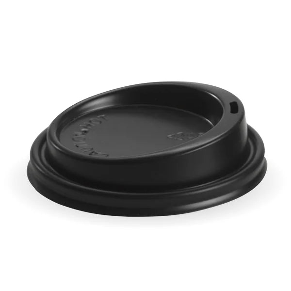 90mm Large Black PS BioCup Lid (Sleeve 50, inc GST)