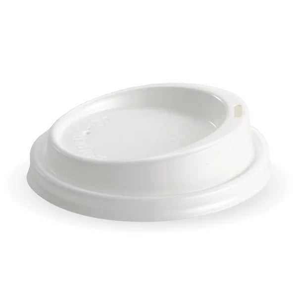 90mm Large White PS BioCup Lid (Sleeve 50, inc GST)